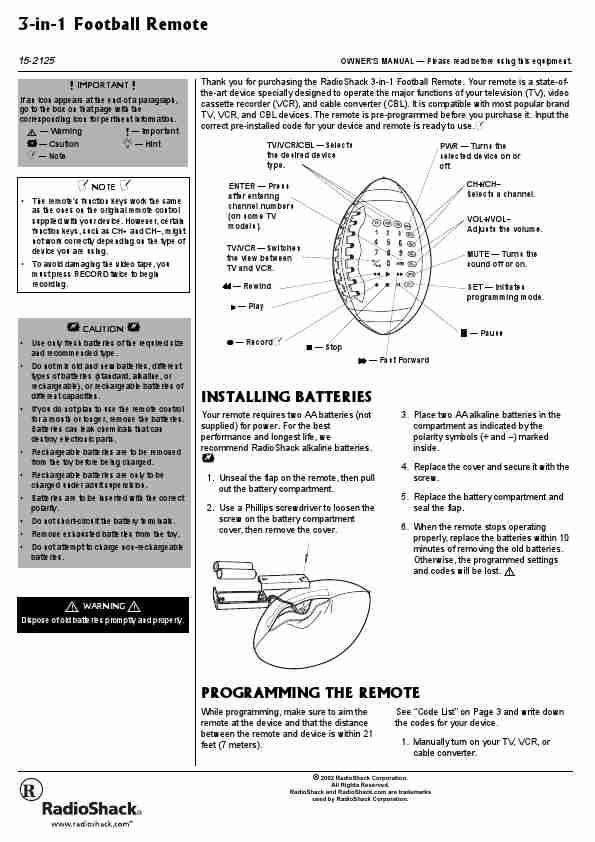 Radio Shack Universal Remote 15-2125-page_pdf